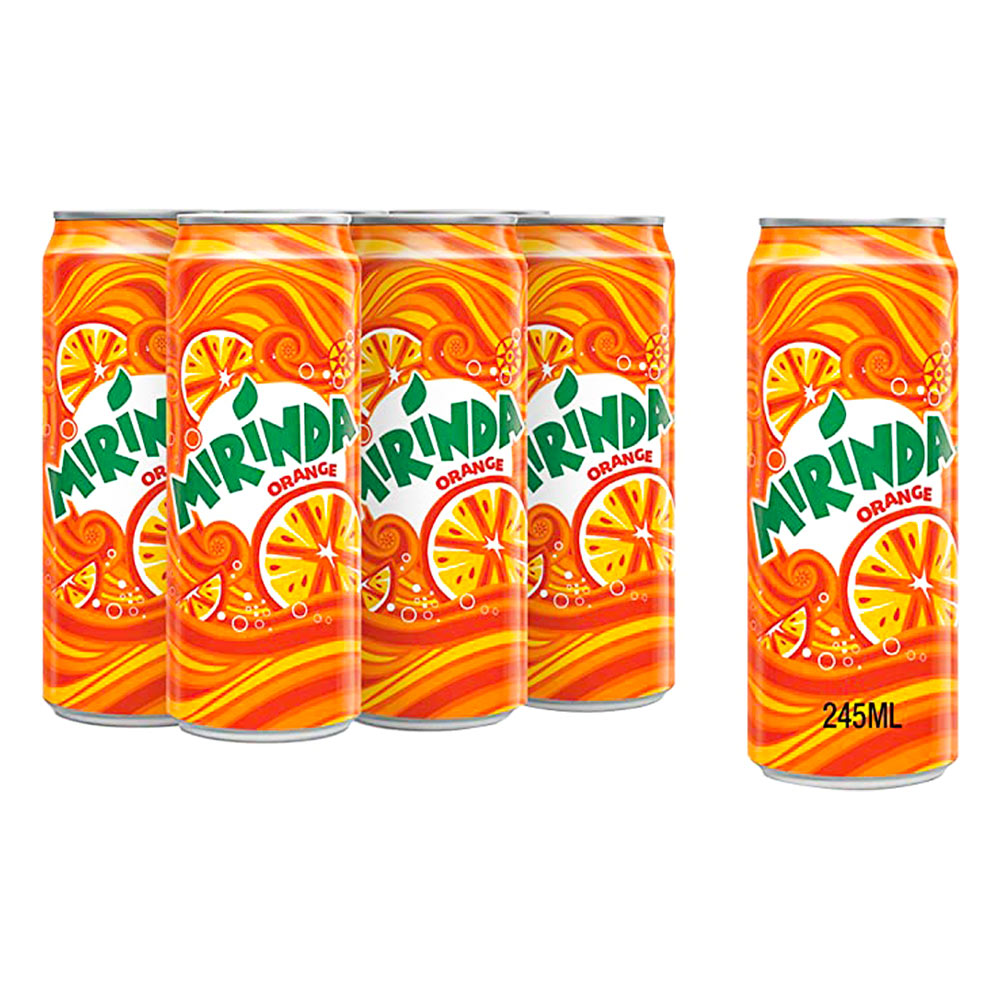 ميريندا مشروب غازي بنكهة البرتقال 245 مل
