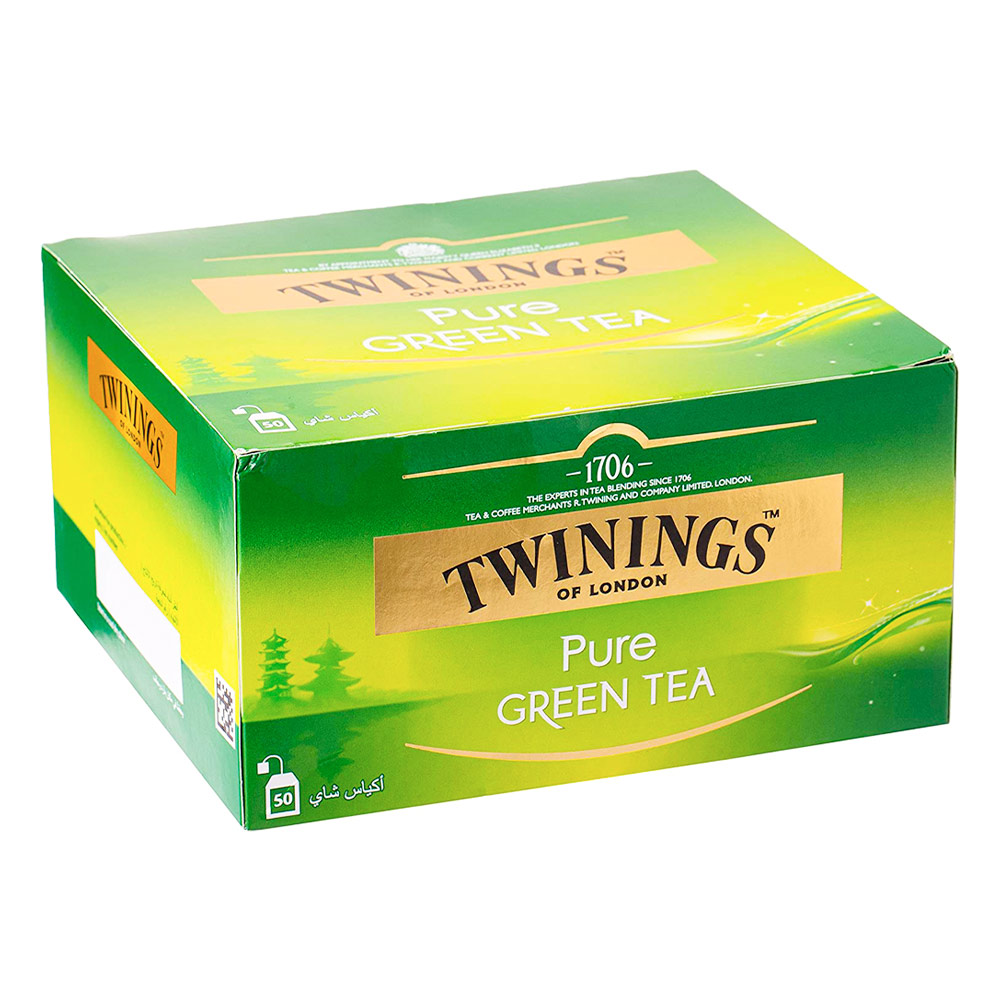 تويننجز أكياس شاي أخضر نقي 2X100 جم