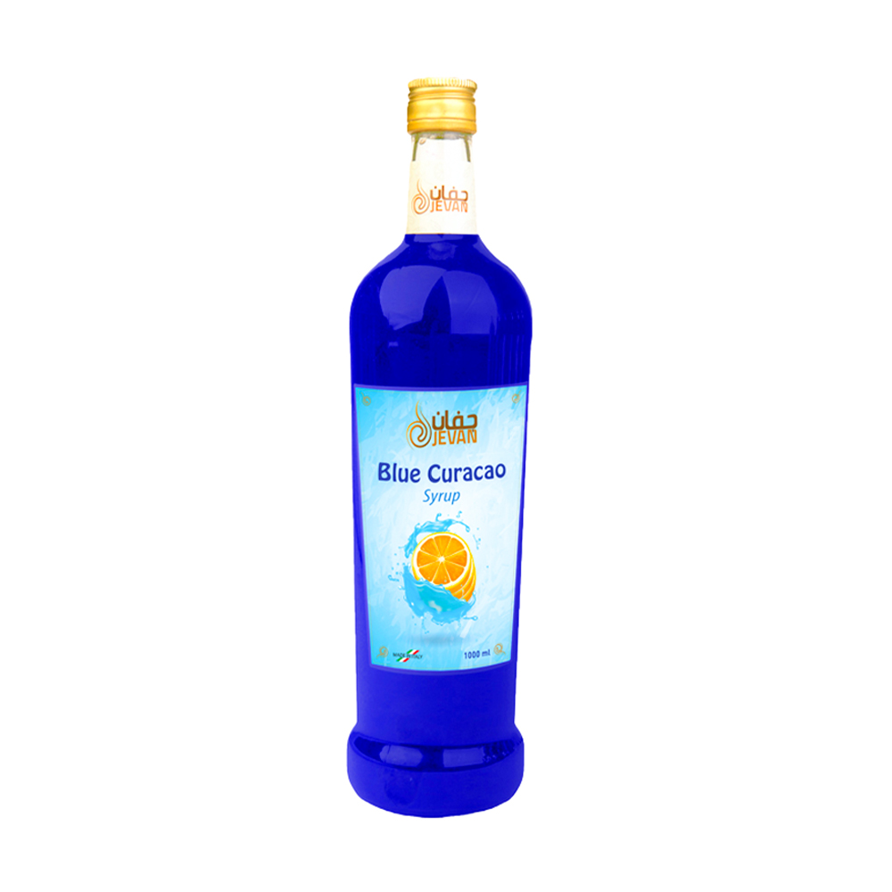 جيفان شراب بنكهة الكوراكاو الأزرق الحمضي 1 لتر